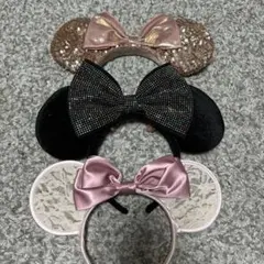 ディズニー　カチューシャ 3点セット