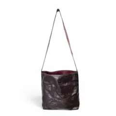 MARC JACOBS レザー ショルダーバッグ ダークブラウン
