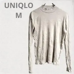 UNIQLO リブ編み タートルネック Tシャツ M