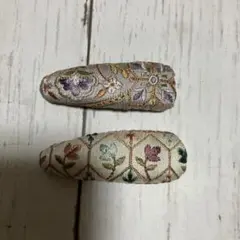 ハンドメイド　インド刺繍リボン　パッチン③