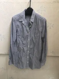 【美品】トゥモローランド 比翼デザイン　ピンストライプのサムネイル