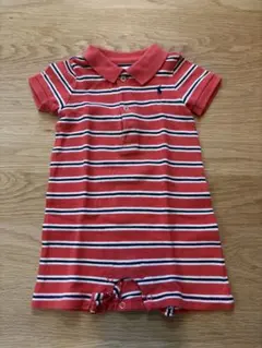 Ralph Lauren ストライプロンパース 6M