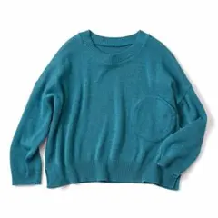 【FELISSIMO／シロップ.】ころりん丸ポケット ニットトップスのサムネイル