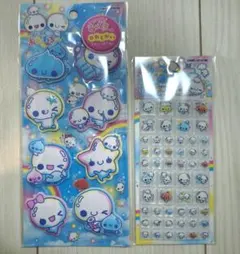 カミオジャパン正規品⭐︎ぷくぷくあわわちゃん　もっちりシールタイルシールセット
