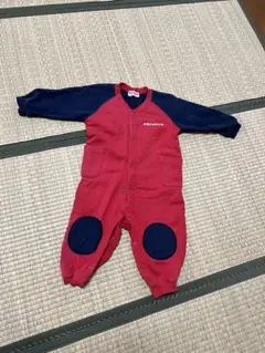 ミキハウス ロンパース 赤・紺　MIKIHOUSE