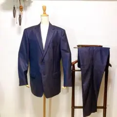 VERSACE 90年代 テーラードジャケット 紺 ヴィンテージ 希少 - メルカリ