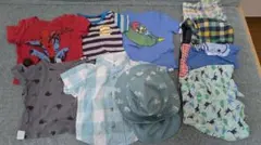 【春〜秋】子供服・帽子　80サイズ　10点セット　保育園向け