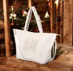 品薄品！フランフラン　クラシックフラワー 2WAYキャリーオントート、ピンク新品