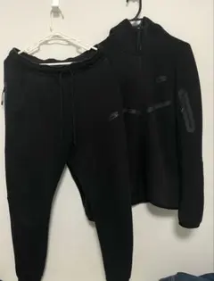 正規品 ナイキ テックフリース ukドリル着用 セットアップ 上M 下S