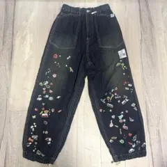 最安価】ステッカーデニムパンツ サイズ44 - メルカリ