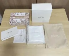 新品未使用Diorノベルティタオルと巾着.ギフトボックスのセット