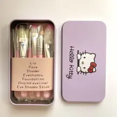 キティ　メイクブラシ　7本セット　新品未使用　ピンク