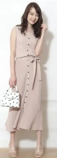 ♡♡Mystradaマイストラーダ【ノースリーブ ロングニットワンピ】♡♡