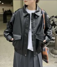 2wayレザージャケット　cpcm