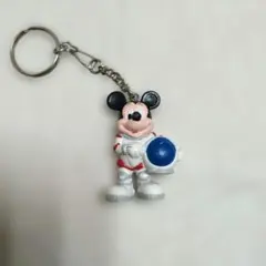 レトロ ミッキーマウス 宇宙服 キーホルダー
