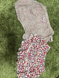 花柄フリルスカート カボチャパンツ70-80cm