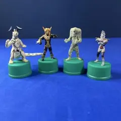 ウルトラマン　ボトルキャップフィギュア　4個セット