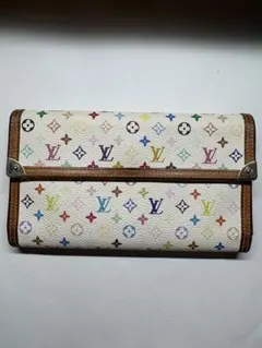 Louis Vuitton モノグラム・マルチカラー 三つ折り財布