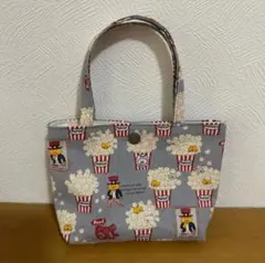 ☆ミニポーチ☆ミニトート☆バッグインバッグ☆猫柄