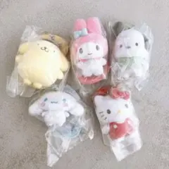 サンリオ カラフルカラビナマスコットチャーム 5種セット ガチャ　コンプリート