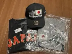 2023 WBC 優勝記念キャップ&Tシャツ、大谷翔平Tシャツ　侍ジャパン