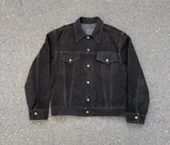 80s Golden Bear スエード トラッカー　レザー　ジャケット　黒