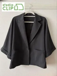 studioCLIP ハーフスリーブジャケット