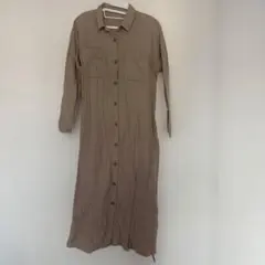 【値下げ可能】GLOBAL WORK シャツワンピース M