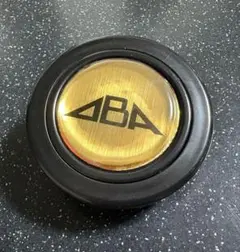 ハンドル　当時物　オバOBA ウッド　ホーンボタン付き OBA ウッドステアリング 当時物 旧車 ステアリング ハンドル