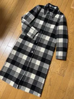 値下　Ralph Lauren チェック柄ロングコート サイズ2