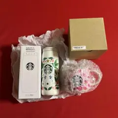 スタバ福袋2025　スターバックス　ステンレスボトル・タンブラー　マグ　未使用