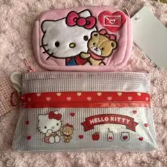 アジョリー　キティ　a-jolie kitty ティッシュポーチ　新品　レア アジョリー キティ a-jolie kitty ティッシュポーチ 新品 レア