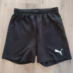 PUMA 黒 ハーフパンツ サッカーパンツ