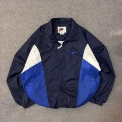 90s NIKE ナイロンジャケット　ラグラン　ドローコードoldnike 短丈