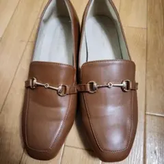 24.5cm パンプス ローファー レディース シューズ ローヒール