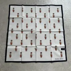 新品 未使用 ポロラルフローレン ポロベア ハンカチ ホワイト ネイビー
