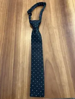 COMME CA ISM キッズネクタイ ブラックドット