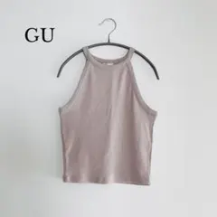 【未使用】GU リブタンクトップ Mサイズ