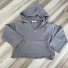 ビーミングバイビームス　グレー フード付き スウェットパーカー120センチ