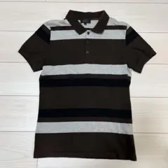 A.P.C. ボーダー ポロシャツ ブラウン系 サイズ1のサムネイル