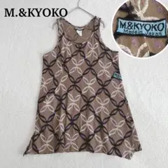 M.&KYOKO ノースリーブ チュニックワンピース 佐藤繊維のサムネイル