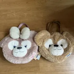 ダッフィーシェリーメイ　3way ショルダーバッグ　リュック二点セット