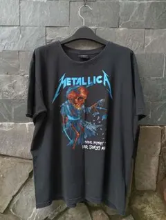Metallica スカルデザイン Tシャツ Lサイズ ブラック