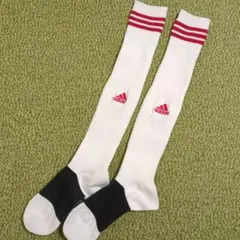 サッカーソックス 白