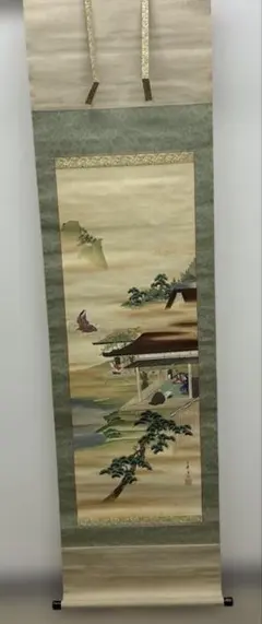 猿田彦大神図 掛軸 江戸時代 土佐光文 土佐派 日本画 安政度御所障壁画