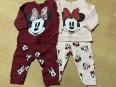 ミニーのベビーパジャマ 上下セット