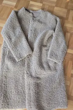 ベージュ ボアムートンコート