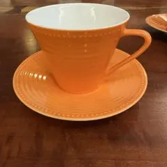 NIKKO オレンジ カップ ソーサー 6個セット