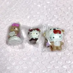 サンリオ　ハローキティ　フィギュア　キーホルダー　ちびっとも　みずのいきもの