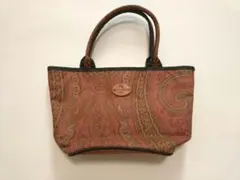ETRO ペイズリー柄 布製ミニボストンバッグ - メルカリ